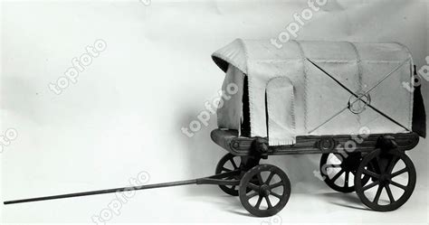 Model of a travelling carriage called "carruca dormitoria" or "sleeping ...