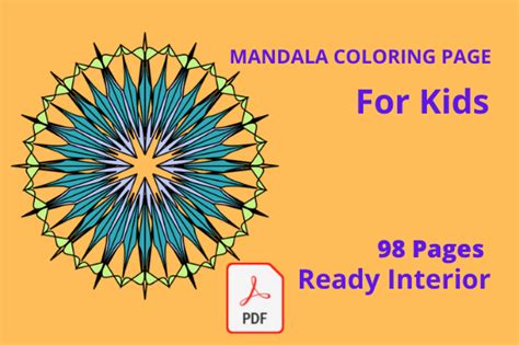 Coloring Kids Mandala Coloring Pages Graphic by Luham Digital Products · Creative Fabrica