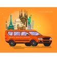 High quality detailed World landmarks Royalty Free Vector