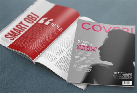 Free 4K Magazine PSD Mockup - Graphicsfuel