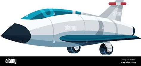 Airplane Isolated on White Background illustration Stock Vector Image ...