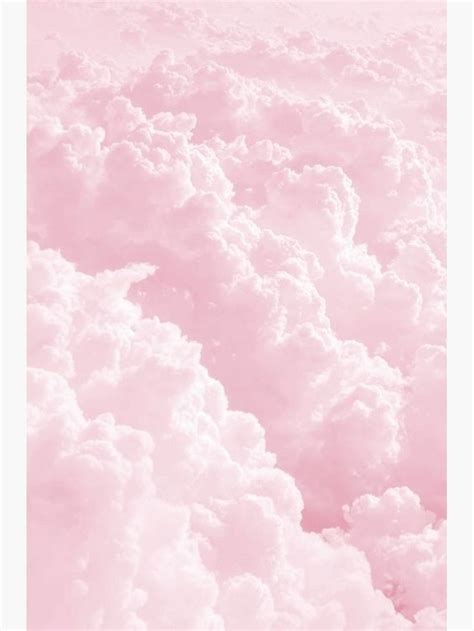 Pink Clouds Poster by arealprincess | Pink clouds wallpaper, Pastel pink aesthetic, Pink ...