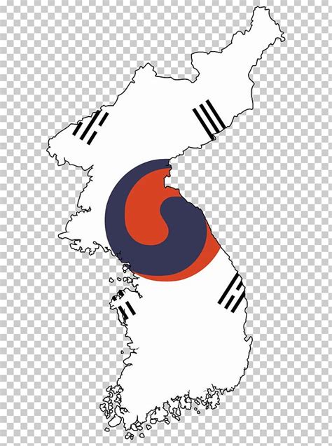 Korean Empire Flag Map