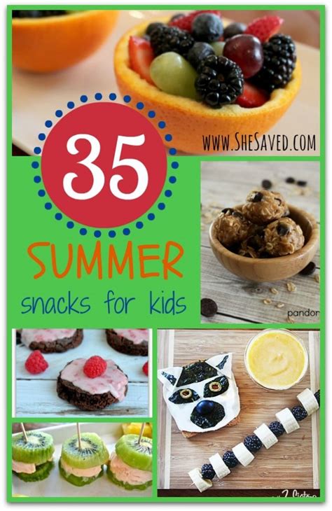 35 Summer Snacks for Kids - SheSaved®