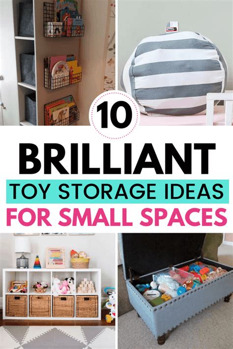 Toy Storage Ideas for Small Spaces - Mommyhooding