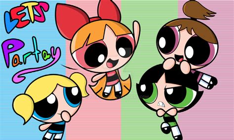 Lets Partay PPG And Bunny by Thiago082 on DeviantArt