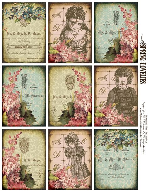 Antique Free Junk Journal Vintage Printables Web I Love Using Printables In My Junk Journals ...