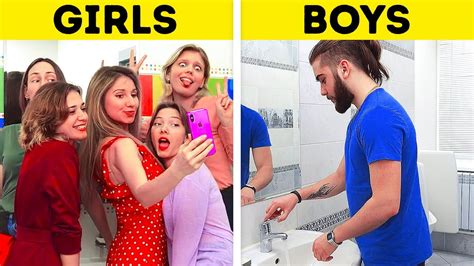 GIRLS VS BOYS - YouTube