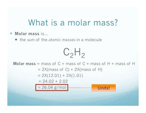 11 24 What Is Molar Mass