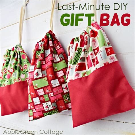 My Favorite Patterns For Drawstring Bags - AppleGreen Cottage