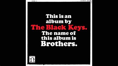 The Black Keys - Brothers (Full album) [HD] | The black keys, Album, My love