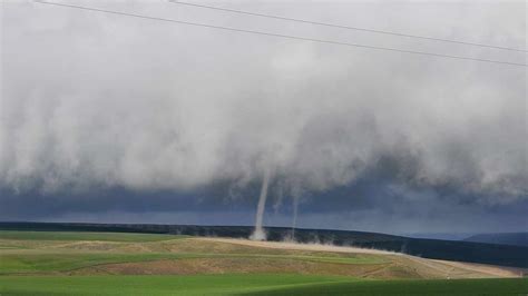 Landspout tornado confirmed near Milton Freewater, Oregon by National Weather Service