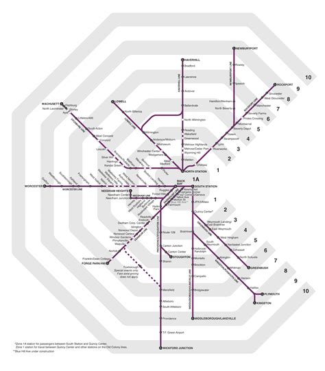 Commuter Rail Fare Zones | Commuter Rail Fares | MBTA