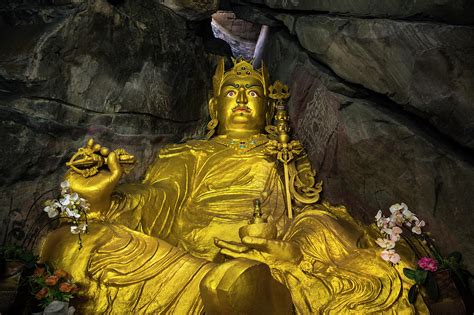 Padmasambhava Cave, Statue Of Guru Photograph by Glen Allison | Fine ...