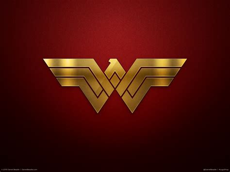 Wonder Woman Logo by Daniel Beadle on Dribbble