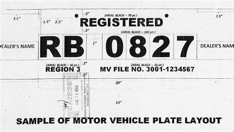 Printable Lto Temporary Plate Number For Motorcycle Template | Reviewmotors.co