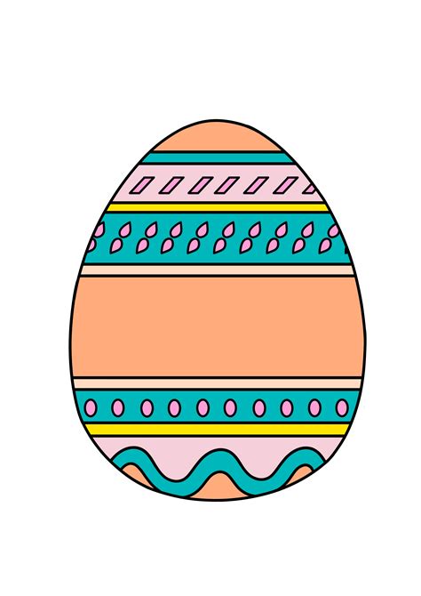 Large Printable Easter Eggs Web Find A Varied Collection Of Egg Templates In Different Sizes And ...
