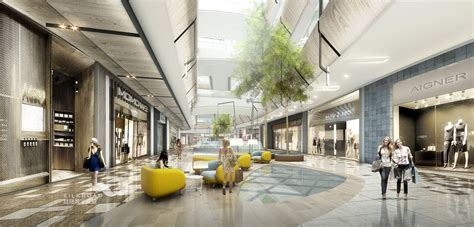 Shopping Mall Interior Render