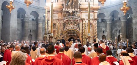 Holy Land: Celebrations making the feast-day of the finding of the ...