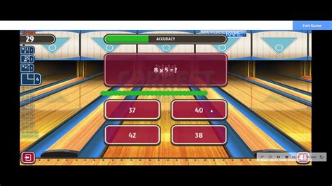 Mathsframe - Super Maths Bowling Multiplication - YouTube