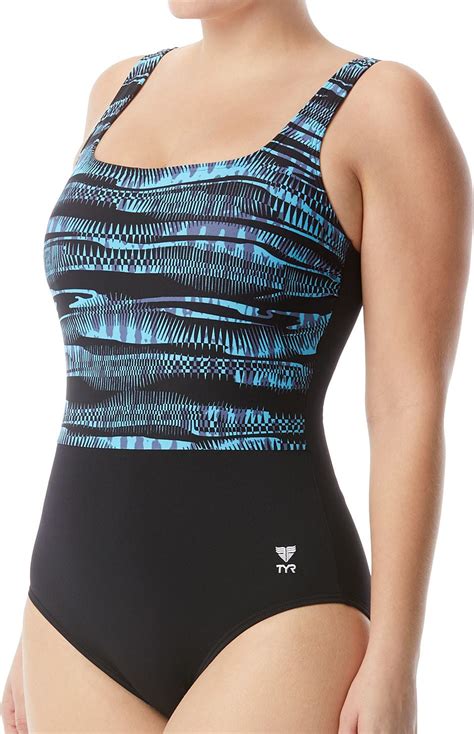 TYR Women's Scoop Neck Controlfit One Piece Swimsuit - Walmart.com ...