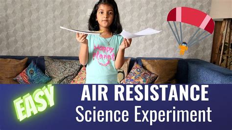 Air Resistance Science Experiments | Easy Science Experiments for Kids ...