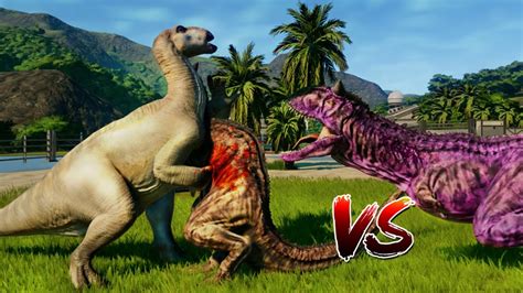 Max iguanodon Vs Carnotaurus, Indoraptor, Spinoraptor, Baryonyx ...