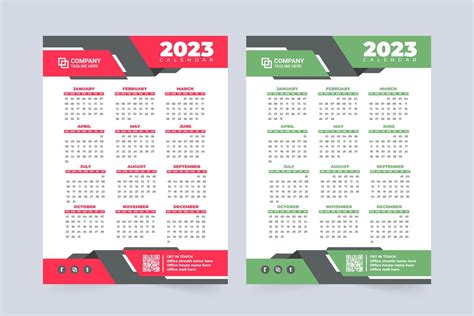 2023 Business Calendar Vector Design | Stationery | iftistock | 96235 ...