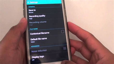 Samsung Galaxy S5: How to Set Voice Recorder Save Location to SD Memory ...