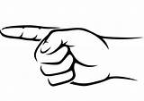 Pointing Finger coloring Page  Free Printable Coloring Pages sketch template