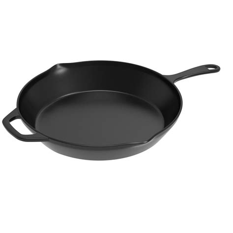 Home-Complete 12 in. Pre-Seasoned Cast Iron Skillet-HW031126 - The Home ...