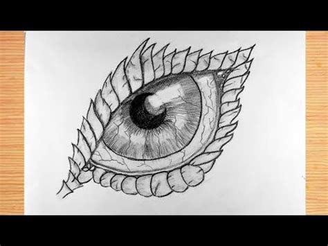 Easy Pencil Drawing Dragon Eye |How To Draw Dragon Eye | Pencil Drawing of Dragon eye ...