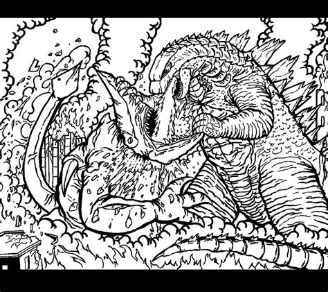 Godzilla Vs Kong Coloring Pages - Coloring Home