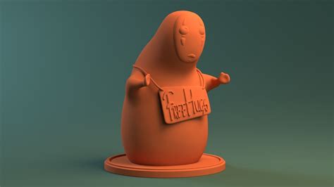 Kaonashi Spirited Away 3D model 3D printable | CGTrader