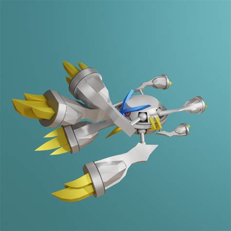 ArtStation - Pokemon Shiny Mega Metagross