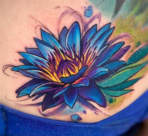 Purple Lotus Flower Tattoo Meaning : Purple Lotus Flower Tattoo Designs ...