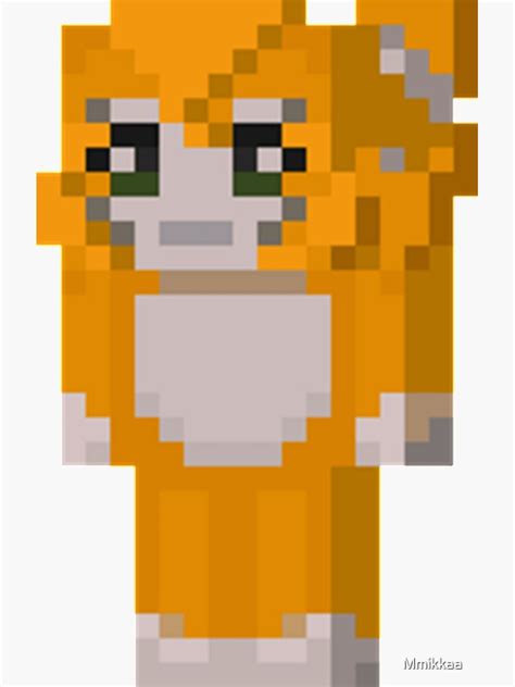 "Stampy pixel art chibi" Sticker for Sale by Mmikkaa | Redbubble