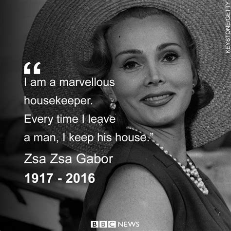 Zsa Zsa Gabor in her own words - BBC News