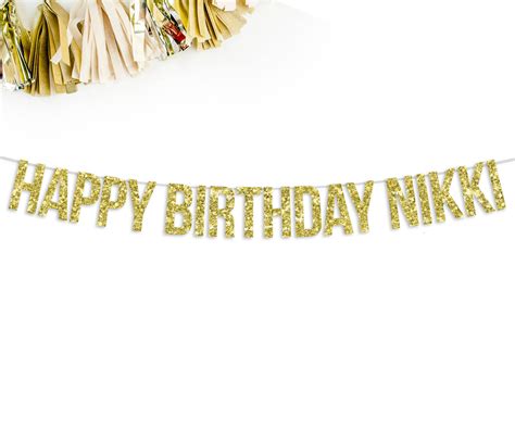 Happy Birthday Banner Sign