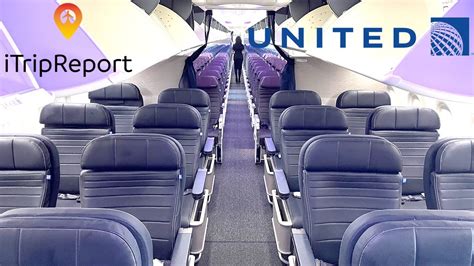 NEW INTERIOR United 737 MAX 8 First Class Trip Report - YouTube