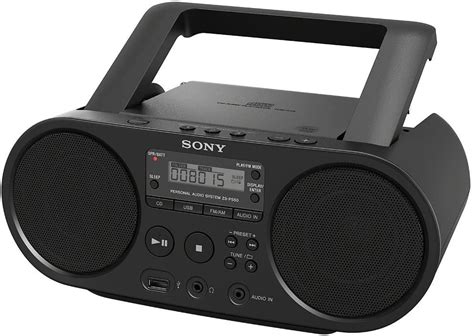 Sony ZS-PS50 Portable CD Boombox Player Digital Tuner Am/FM Radio USB Playback & Audio Input ...