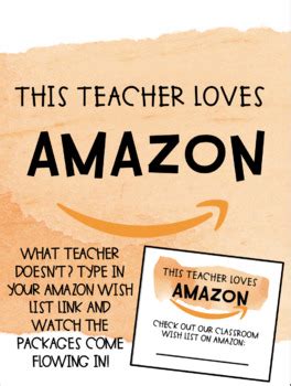 Amazon Wish List by Falling 4 Teaching | Teachers Pay Teachers
