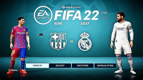 FIFA 22 PS5 FC BARCELONA - REAL MADRID | MOD Ultimate Difficulty Career ...