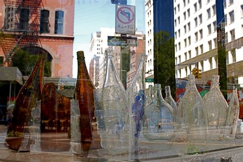 NYC ♥ NYC: Broken Glass Art Installation by HU BING at the Flatiron Prow Art Space