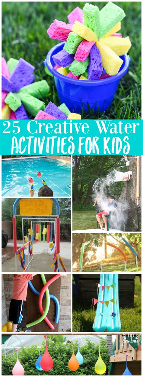 25 Creative Water Activities for Kids