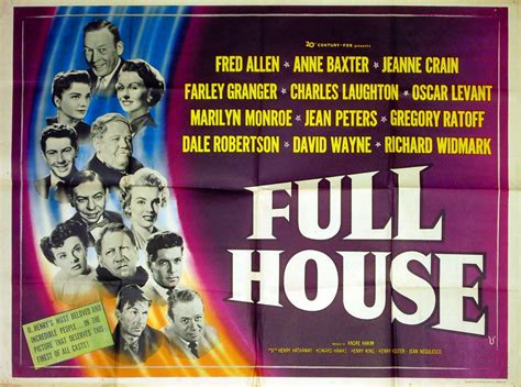 FULL HOUSE | British 30 inch x 40 inch Quad Film Poster