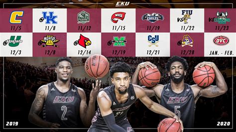 EKU men’s basketball releases full schedule - The Advocate-Messenger ...