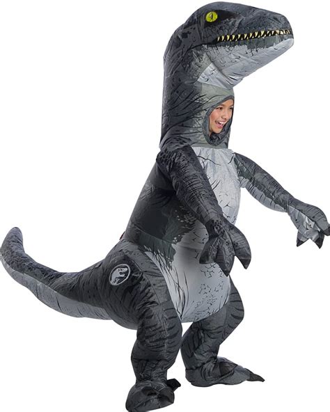 Jurassic World Velociraptor Blue Inflatable Halloween Costume | Inflatable Halloween Costumes ...