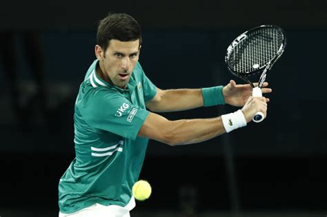 Australian Open 2021: Novak Djokovic cool as a cucumber