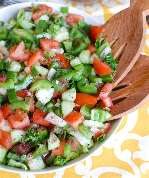 Easy Lebanese Salad - A Cedar Spoon